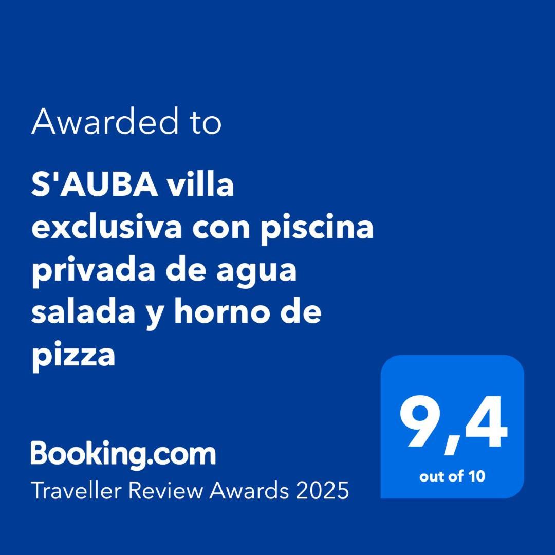 S'Auba Villa Exclusiva Con Piscina Privada De Agua Salada Y Horno De Pizza إيز ميركاذال المظهر الخارجي الصورة